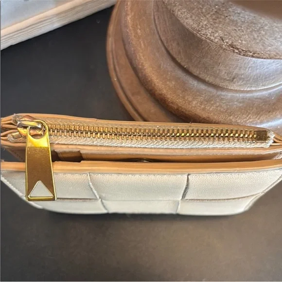 Bottega Veneta Tan Leather Wallet
